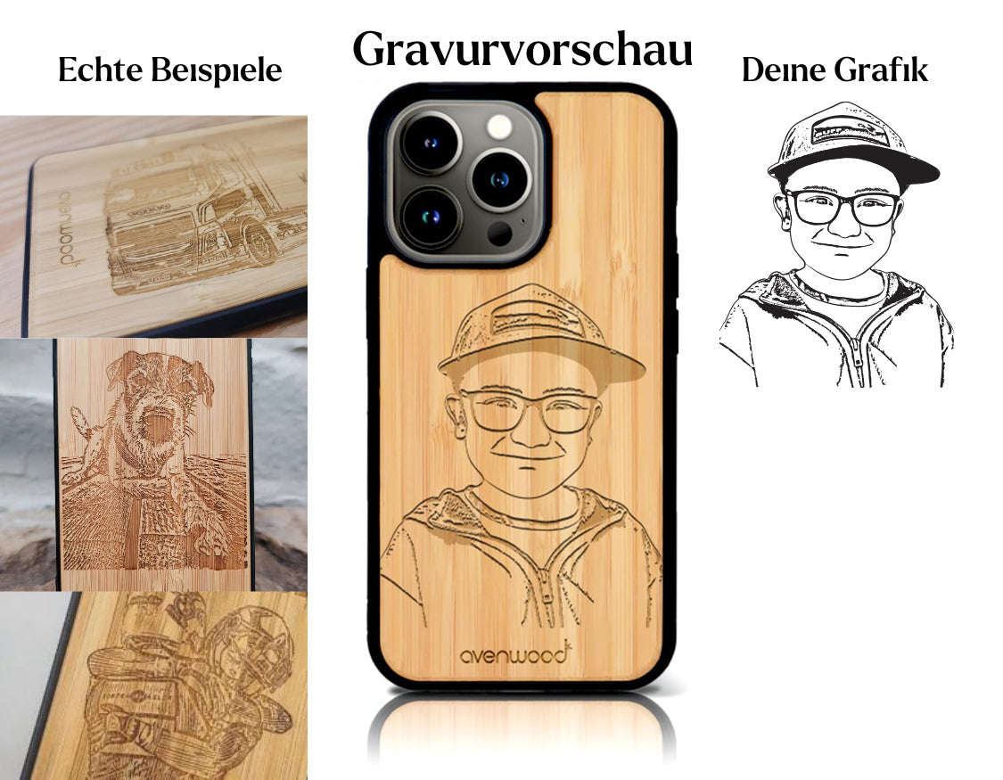 INDIVIDUEL iPhone 15 bambou plastique